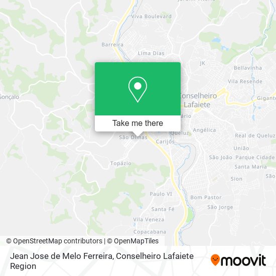 Mapa Jean Jose de Melo Ferreira