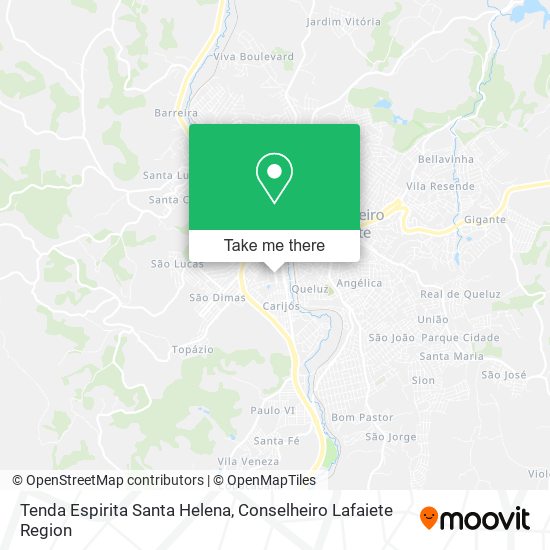 Tenda Espirita Santa Helena map