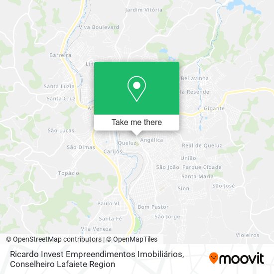 Ricardo Invest Empreendimentos Imobiliários map