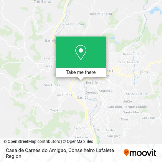 Casa de Carnes do Amigao map