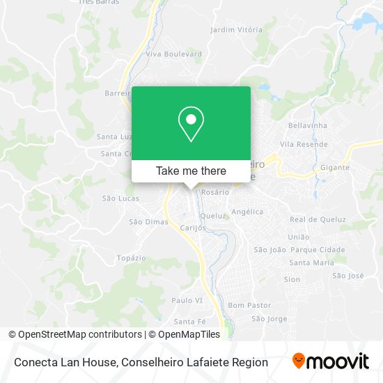 Conecta Lan House map