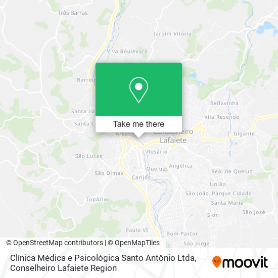 Clínica Médica e Psicológica Santo Antônio Ltda map
