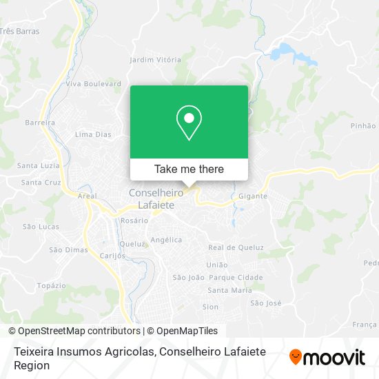 Teixeira Insumos Agricolas map