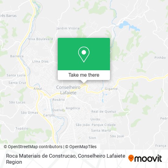 Roca Materiais de Construcao map
