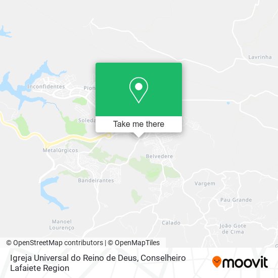 Igreja Universal do Reino de Deus map