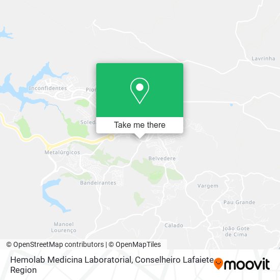 Hemolab Medicina Laboratorial map