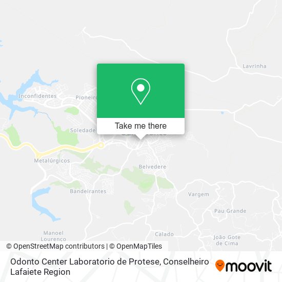 Odonto Center Laboratorio de Protese map