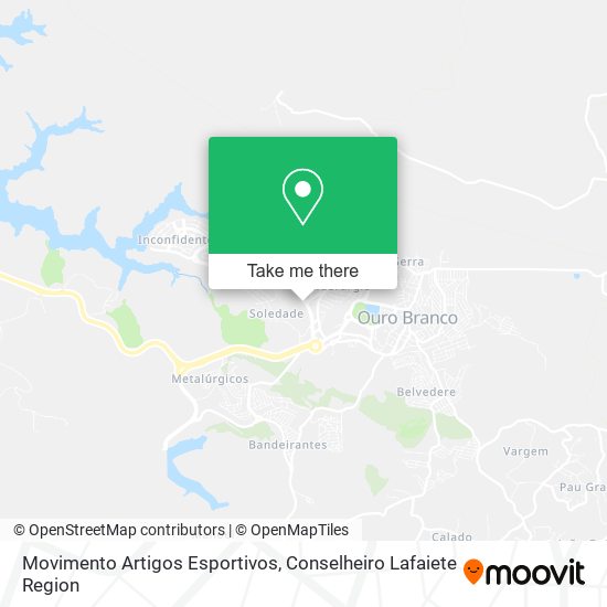 Movimento Artigos Esportivos map