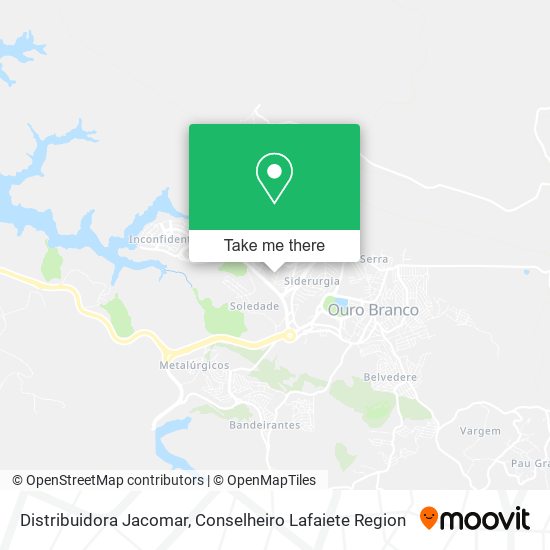 Mapa Distribuidora Jacomar