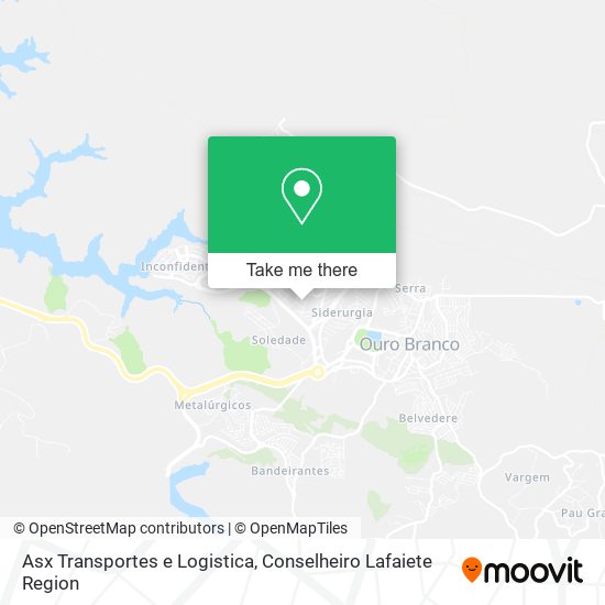 Mapa Asx Transportes e Logistica