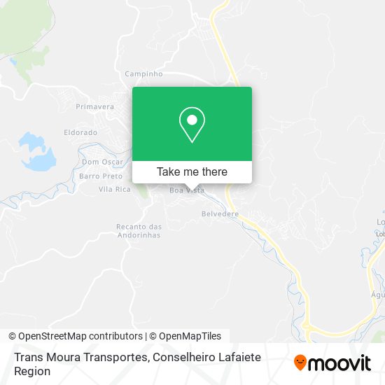 Trans Moura Transportes map