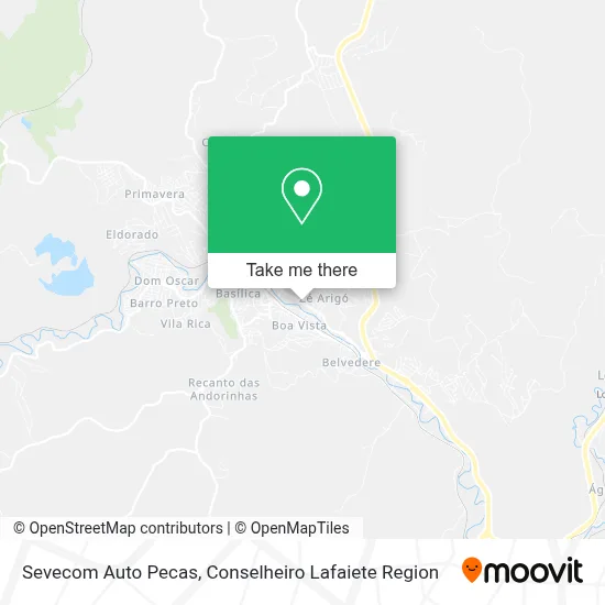 Sevecom Auto Pecas map