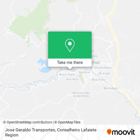 Mapa Jose Geraldo Transportes