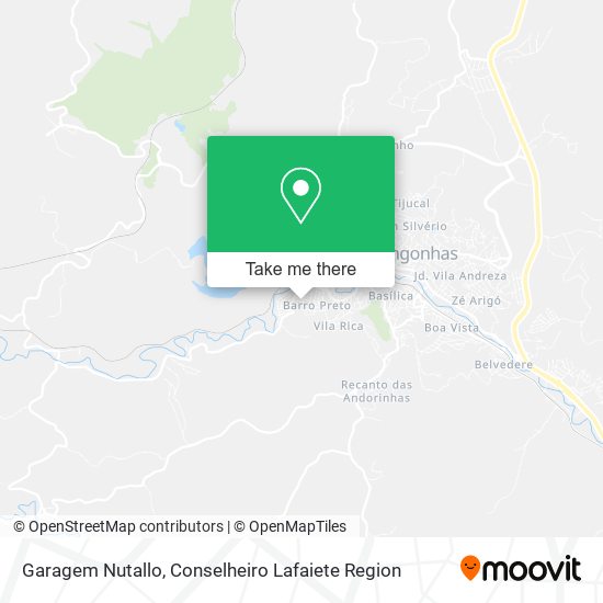 Garagem Nutallo map