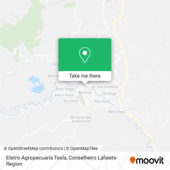 Eletro Agropecuaria Tesla map