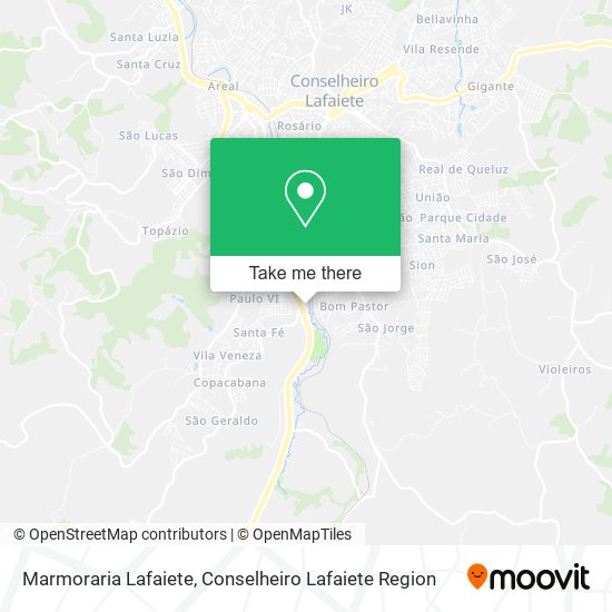 Marmoraria Lafaiete map