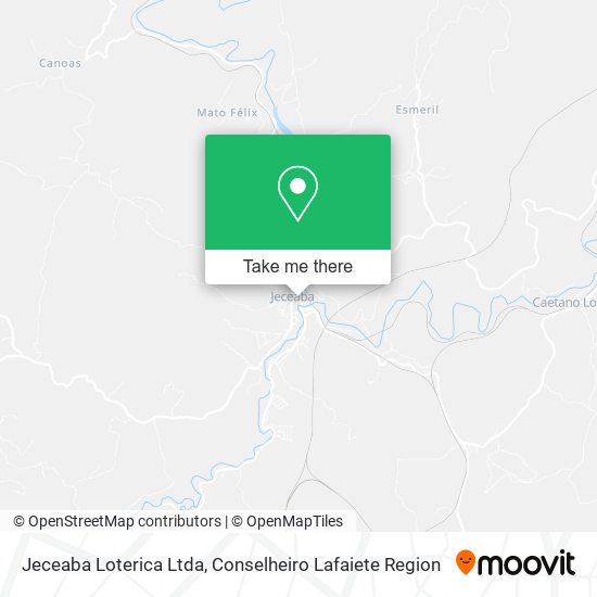 Jeceaba Loterica Ltda map