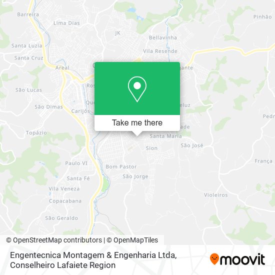 Mapa Engentecnica Montagem & Engenharia Ltda