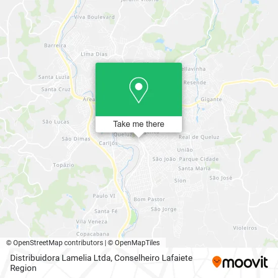 Distribuidora Lamelia Ltda map