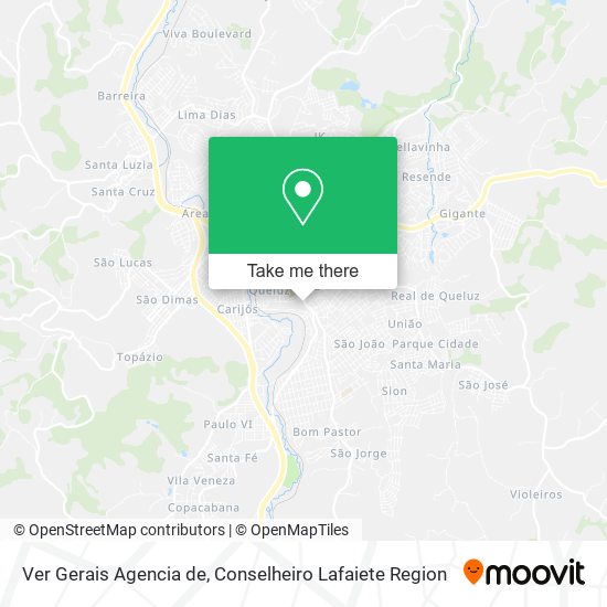 Mapa Ver Gerais Agencia de