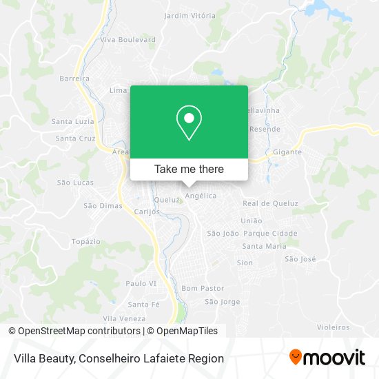 Villa Beauty map