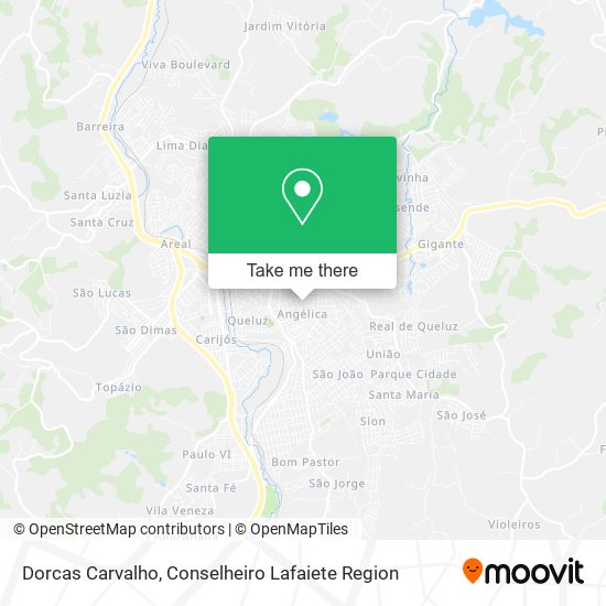 Dorcas Carvalho map