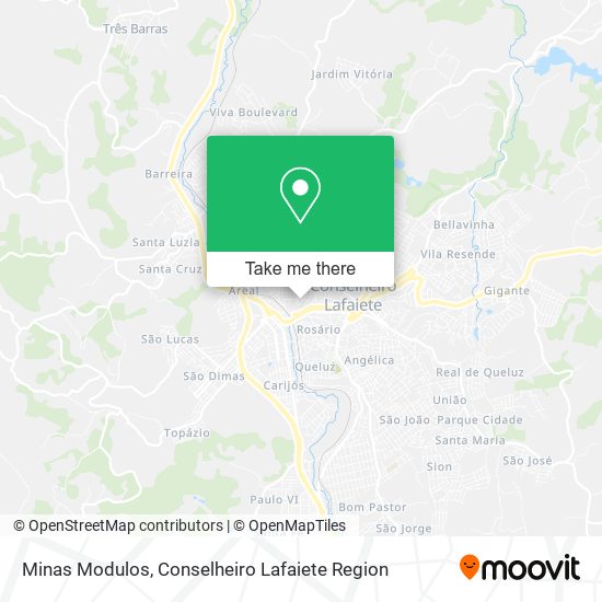 Minas Modulos map