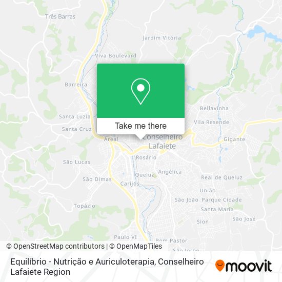 Equilíbrio - Nutrição e Auriculoterapia map