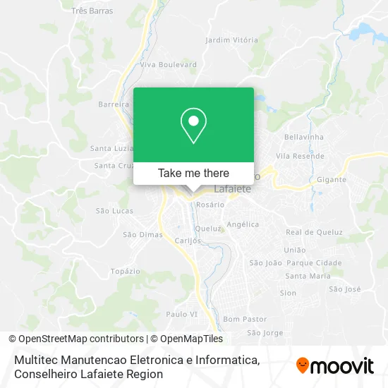 Multitec Manutencao Eletronica e Informatica map