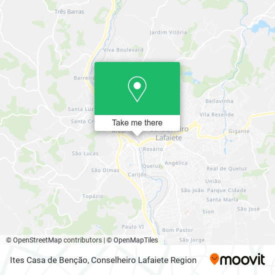 Ites Casa de Benção map