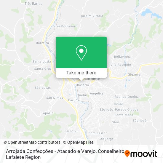 Arrojada Confecções - Atacado e Varejo map