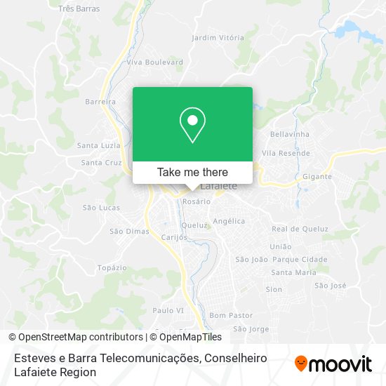 Esteves e Barra Telecomunicações map