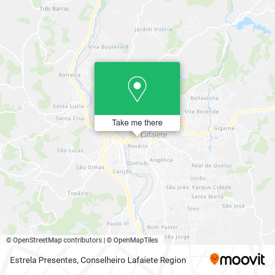Estrela Presentes map