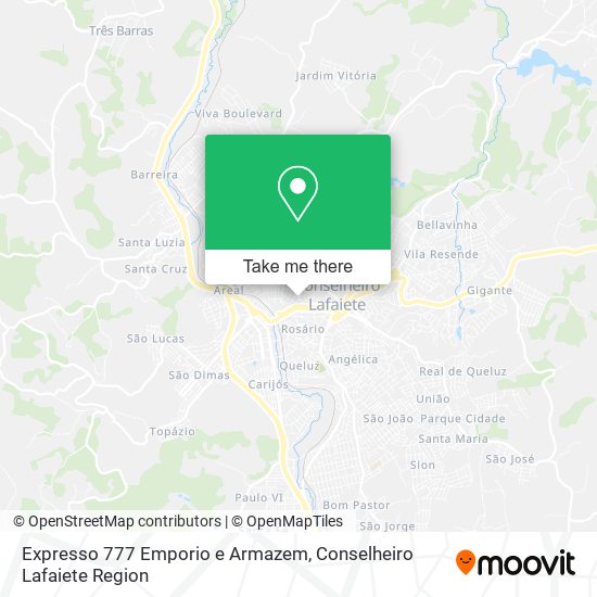 Expresso 777 Emporio e Armazem map