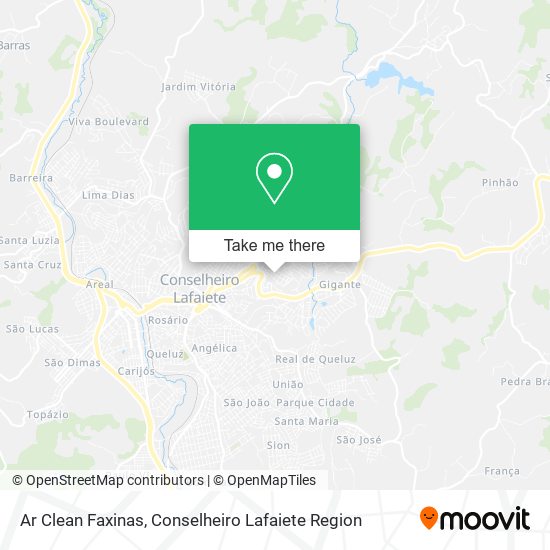 Ar Clean Faxinas map