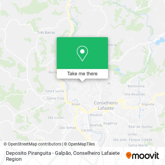 Deposito Piranguita - Galpão map