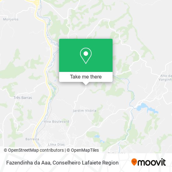 Fazendinha da Aaa map