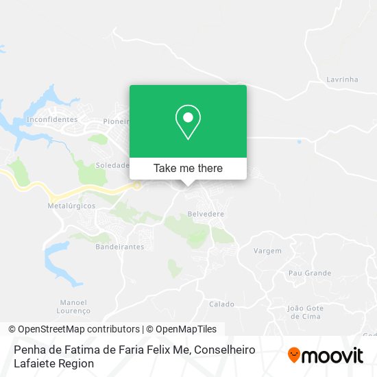 Penha de Fatima de Faria Felix Me map