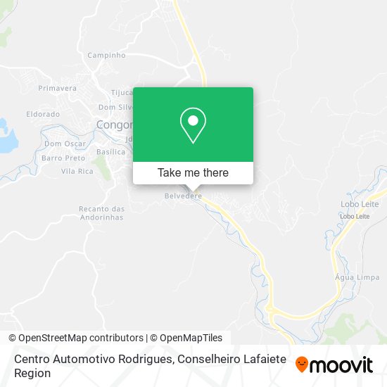 Mapa Centro Automotivo Rodrigues