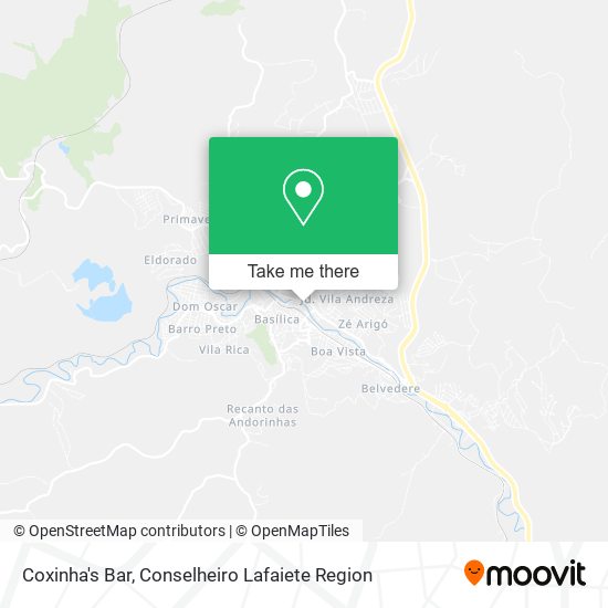 Coxinha's Bar map