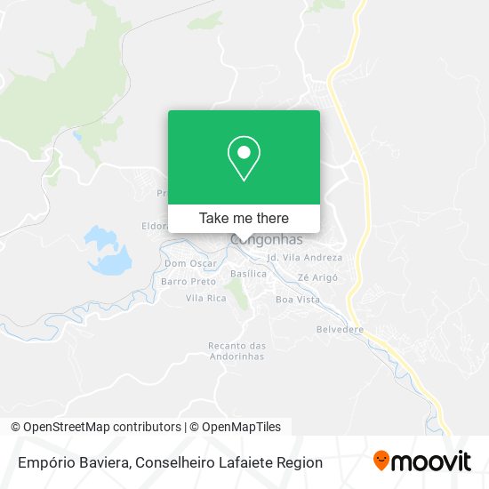 Empório Baviera map