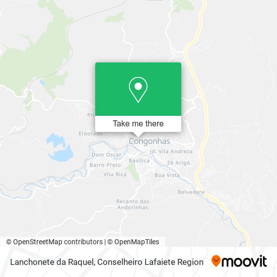 Lanchonete da Raquel map