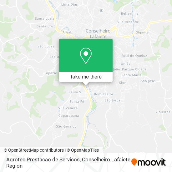 Agrotec Prestacao de Servicos map