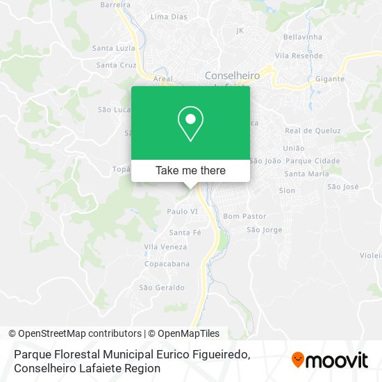 Parque Florestal Municipal Eurico Figueiredo map