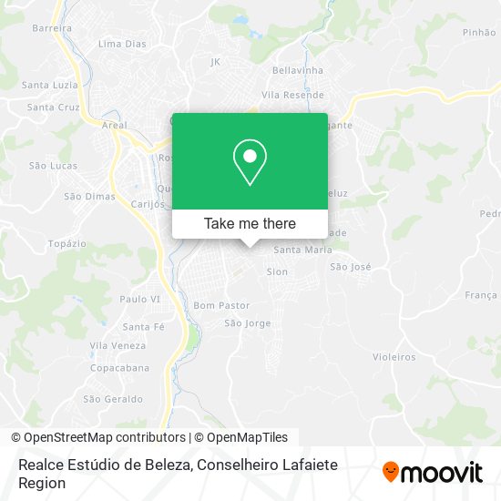 Realce Estúdio de Beleza map