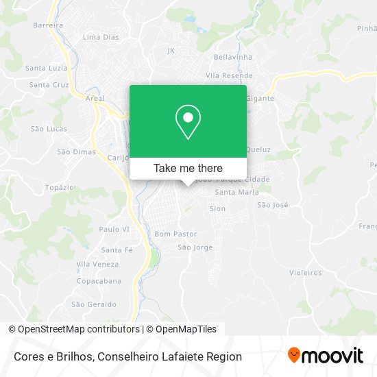Cores e Brilhos map