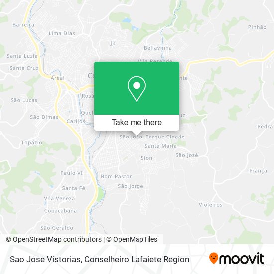 Mapa Sao Jose Vistorias