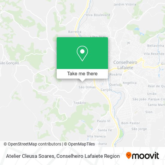 Atelier Cleusa Soares map