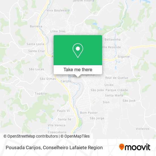 Pousada Carijos map