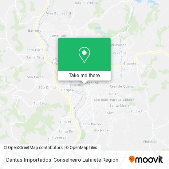 Dantas Importados map